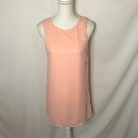 Tobi Peach Criss Cross Back Dress Small Women’s Pink - Picture 2 of 7